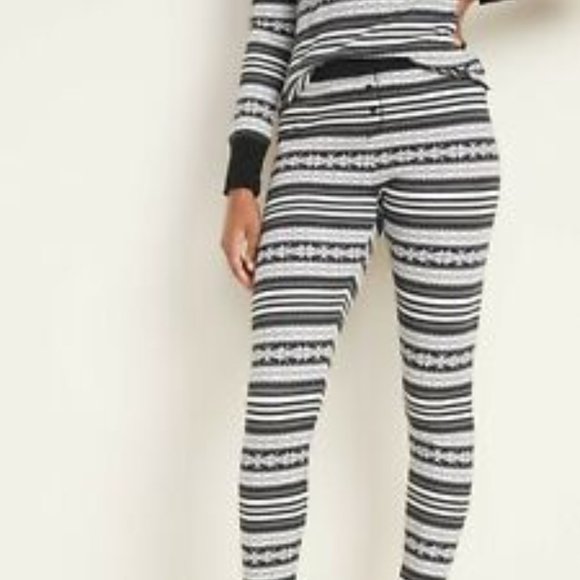 Old Navy Intimates & Sleepwear Old Navy Womens Black Fair Isle